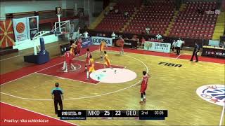 Giorgi ochkhikidze FIBA Eurochallenger highlights U18