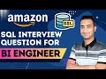 Horizontal Sorting in SQL | Amazon Interview Question for BIE position