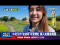 中社花市波波草可愛爆紅 讓人如置身異國