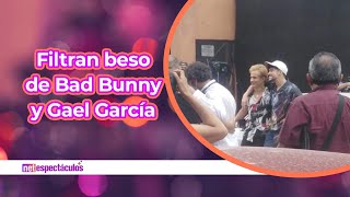 Captan beso entre Gael García y Bad Bunny