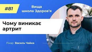 #81 Чому виникає артрит. Спитайте у лікаря Чайки, Вища школа Здоров'я