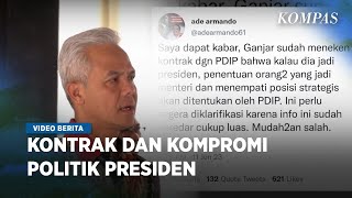 Ganjar Bantah Kontrak Politik dengan PDI-P Soal Pembentukan Kabinet