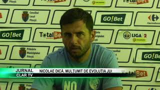 stire 26 07 2019 Nicolae Dică, mulţumit de evoluţia jucătorilor