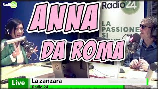 Anna da Roma in studio - La Zanzara 22.11.2022