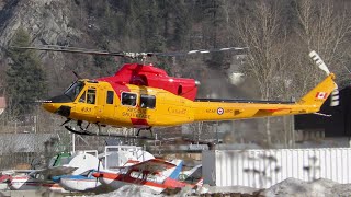 Bell CH-146 Griffon Helicopter Takeoff