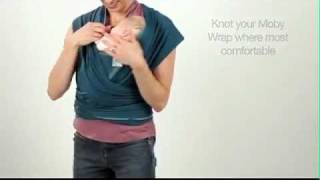 Moby Wrap Kangaroo Wrap and Hold Instructions