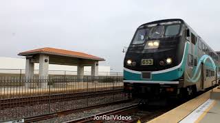 2/4/25 Pre: Transit Equity Day Rail Trip: Metrolink train 707 arrives at Corona West