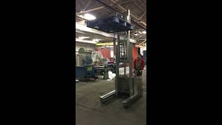 Stainless Steel Walkie Movable Mast Reach Truck