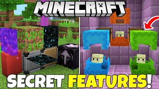 10 SECRET Minecraft Features You (Probably) Didn't Know About! (Minecraft Bedrock Edition)