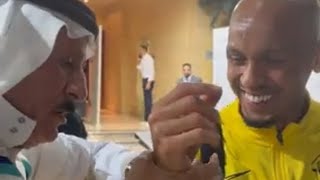 Fabinho was gifted a watch by a Saudi journalist for his performance against Al-Raed