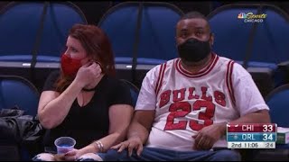 Announcers Roast Bulls Fan For His MJ Jersey