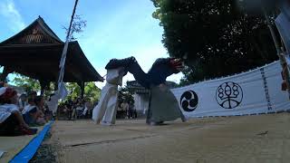 令和６年 伊勢大神楽波太神社総舞奉納 02山本勘太夫＆山本春太夫挨拶、神来舞