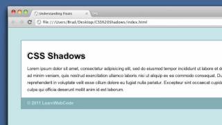 CSS Shadows (text-shadow, box-shadow + intro to RGBA colors)