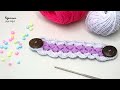 Cara Merajut Konektor Masker | PUFF STITCH LACE COMBINATION CROCHET [SUB]