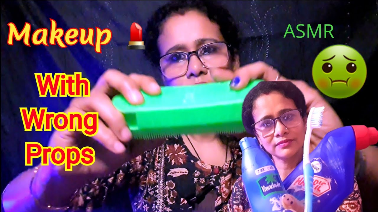 Asmr Doing Makeup With Wrong Props рџ јрџ Personal Attention Dearly Asmr