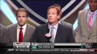 Roger Goodell booed at NFL draft