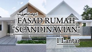 35 ide desain fasad rumah scandinavian 1 lantai