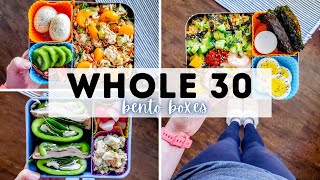 WHOLE30 BENTO BOXES [5 easy lunches that are paleo + whole30 approved]