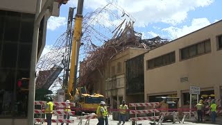 San Antonio church damaged after scaffolding collapses on roof