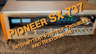 Pioneer SX-737  Intermittent protect troubles and restoration