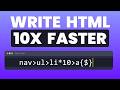 How I Code INSANELY FAST in VS Code - Emmet Tutorial