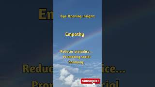 👓 Eye-Opening Insight: Empathy Reduces Prejudice ✊