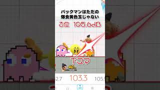 パックマンのうるさい技ランキング【音割れスマブラ】