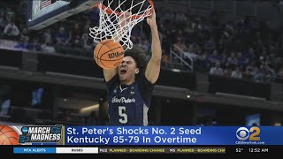 Saint Peter's beats Kentucky in stunning March Madness victory