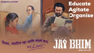 Jai Bhim Hindi Movie Scene | Where The Ambedkar | Suriya South Super Star | Educate Agitate Organise