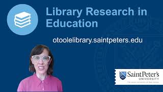 Educational Research: Navigating Library Resources
