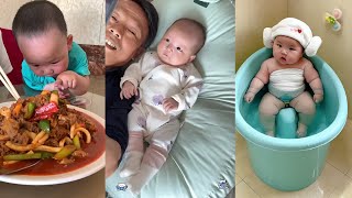 Funny baby s compilation cute moments || Funny reaction Cuteness baby happy love