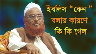 ইবলিস একটা কেন  বলার কারণে কি গেল | New Bangla Waz 2019 | Allama Nurul Islam Olipuri