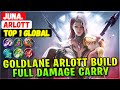 Goldlane Arlott Build, Full Damage Carry [ Top 1 Global Arlott ] Juna. - Mobile Legends Emblem Build