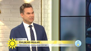 Anders Pihlblad: ”Skandalerna inom SD verkar inte påverka väljarna” - Nyhetsmorgon (TV4)