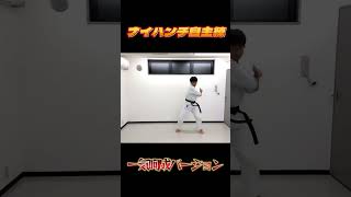 ナイハンチ自主練　karate kata naihanchi