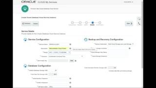 [EN] Oracle Cloud Demonstration: Provisioning, Database Instance creation