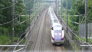 東北・山形・秋田新幹線　那須塩原・新白河駅間 13.July.2014 10:30-11:20