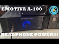 Emotiva BasX A-100 Ultimate Headphone power Amp jumper!! How to & Why