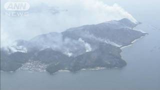 島の4分の3が焼失・・・瀬戸内海・石島で山林火災（11/08/10）