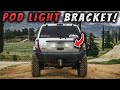 Installing License Plate Pod Light Bracket on My Jeep