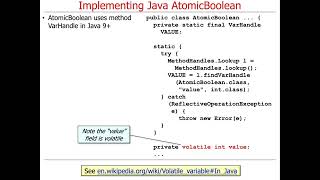 Implementing Java AtomicBoolean