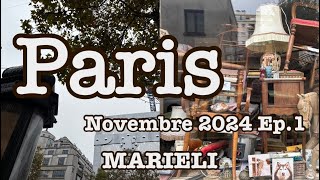 Paris 🇫🇷 2024년 11월 파리 일상 첫번째 | 어느덧 크리스마스 시즌, 마라탕, 카페 지리산, 마실, 갤러리 라파예트, 샹제리제, 파리 장보기, 뜨개질 시작