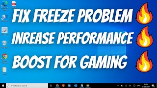 FIX Computer Keeps Freezing | Increase PC Peformance |  FIX Computer Lagging | Fix Windows 10 freeze