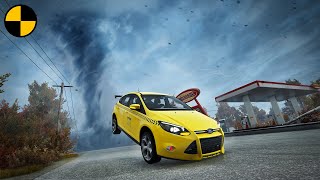 Cars vs Tornado 😱 BeamNG.Drive