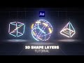 3D Shapes with Shape Layers | No Plugins | After Effects Tutorial