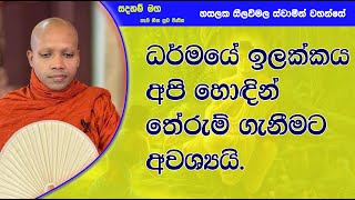 ධර්මයේ ඉලක්කය අපි හොඳින් තේරුම් ගැනීමට අවශ්‍යයි.1028Ven Hasalaka Seelawimala Thero