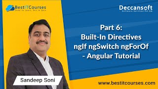 Part 6: Built-In Directives ngIf ngSwitch ngForOf - Angular Tutorial