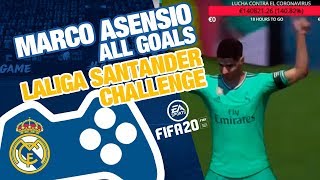 ALL of Asensio's FIFA 20 goals during LaLiga Santander Challenge!