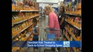 Client Coverage: Walmart featured on KOVR-TV (CBS) for a shopping spree event for local children