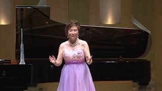 【第２回ソレイユ日本歌曲コンクール  受賞者コンサート】アマチュア部門第１位　鈴木美智子（メゾソプラノ）［ピアノ：片岡 和子］